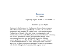 Eumenes by Plutarch