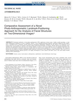Comparative Assessment of a Novel Photo‐Anthropometric Landmark‐Positioning Approach for the Analysis of Facial Structures O