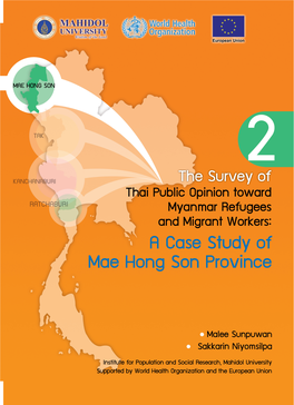 Myanmar Displaced Persons (Mdps)