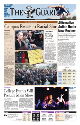 Campus Reacts to Racial Slur