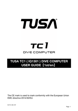 IQ-1301 TC1 Dive Computer