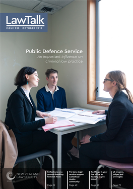 Public Defence Service an Important Influence on Criminal Law Practice