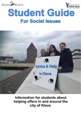 Information for Students About Helping Offers in and Around the City of Kleve. Preface