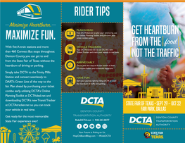 Rider Tips Maximize Fun