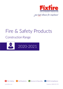 Fixfire Construction Sites Brochure