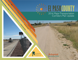 2016 Major Transportation Corridors Plan Update