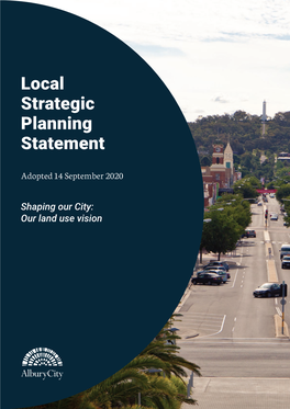 Albury Local Strategic Planning Statement 2020