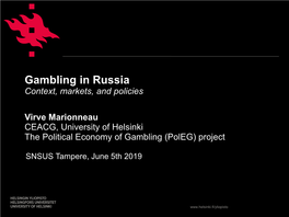 Gambling in Russia