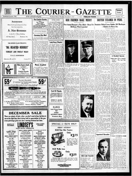 Courier Gazette : December 9, 1937