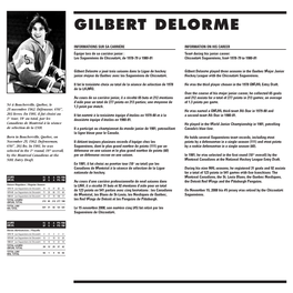 DELORME, Gilbert