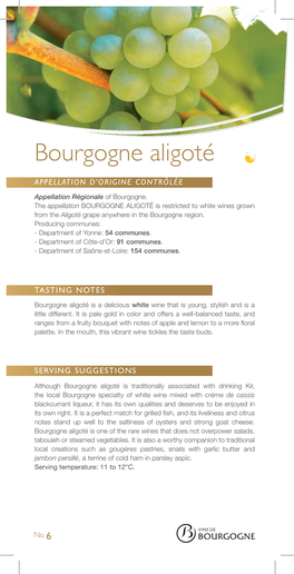 Bourgogne Aligoté