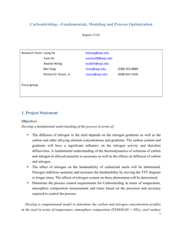 Carbonitriding—Fundamentals, Modeling and Process Optimization