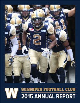 Consolidated Financial Statements Winnipeg Football Club