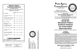 Hands-On Bloodstain Pattern Evidence Analysis for Crime Scene