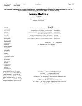 Anna Bolena Page 1 of 2 Opera Assn