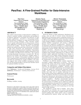 Paratrac: a Fine-Grained Profiler for Data-Intensive Workflows