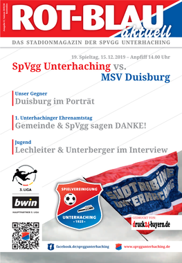 Spvgg Unterhaching