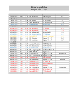 Gesamtspielplan Frühjahr 2016 - 1