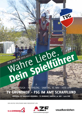Fsg Im Amt Schafflund Kreisliga: Tsv Grosssolt-Freienwill - Tv Grundhof, Samstag, 30