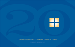 Compassion + Action for Twenty Years