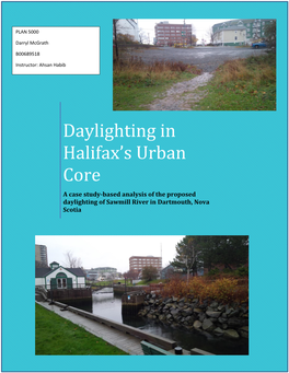 Daylighting in Halifax's Urban Core