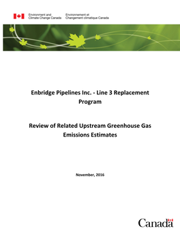 Enbridge Pipelines Inc. - Line 3 Replacement Program