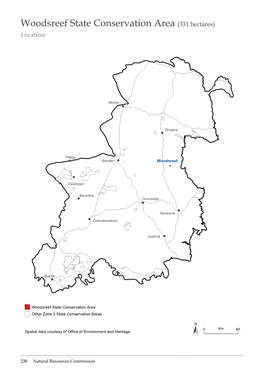 Woodsreef State Conservation Area (331 Hectares) Locationlocation of Woodsreef CCA Zone 3 State Conservation Area