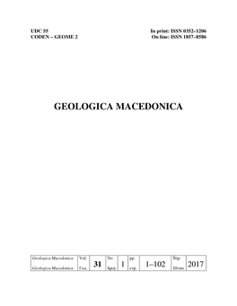 Geologica Macedonica