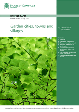 Garden Cities, Towns and Villages 6