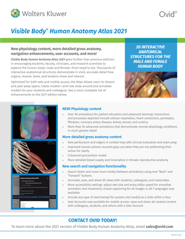 Visible Body® Human Anatomy Atlas 2021