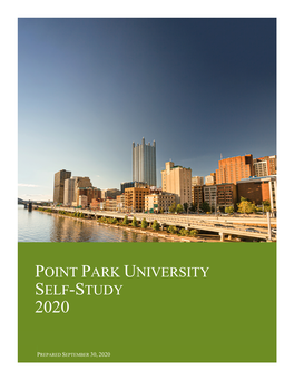 Point Park University Self-Study 2020