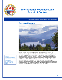 International Kootenay Lake Board of Control