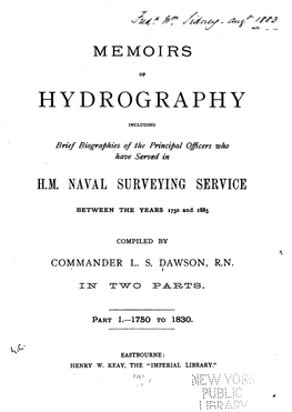 Memoirs of Hydrography