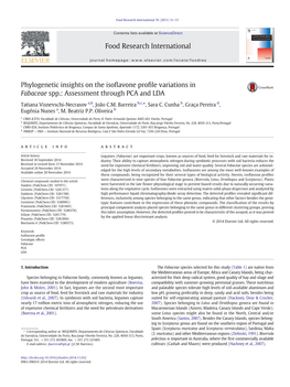 Phylogenetic Insights on the Isoflavone Profile Variations In