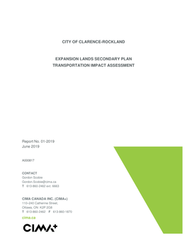 Transportation Impact Assessment