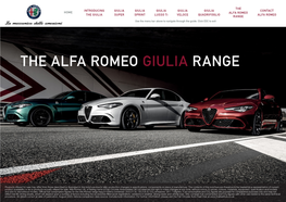 The Alfa Romeo Giulia Range