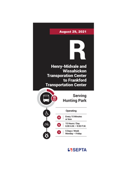 Henry & Midvale and Wissahickon Transportation Center to Frankford