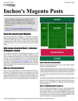 Inchoo's Magento Posts