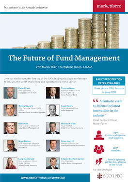 The Future of Fund Management
