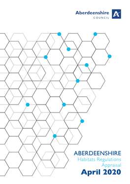 Habitats Regulations Appraisal April 2020