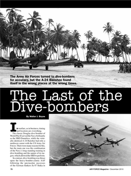 The Last of the Dive-Bombers by Walter J