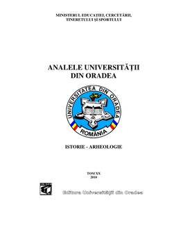 Analele Universităłii Din Oradea