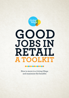 Jobs in Retail a Toolkit
