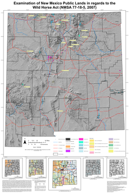 Map 2B: New Mexico Public Lands Highlights No Identified Conflicts