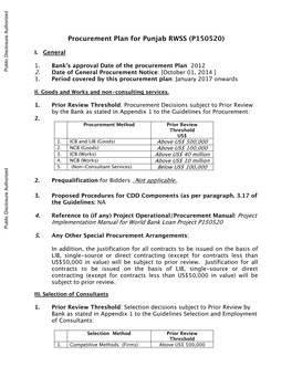 World Bank Document