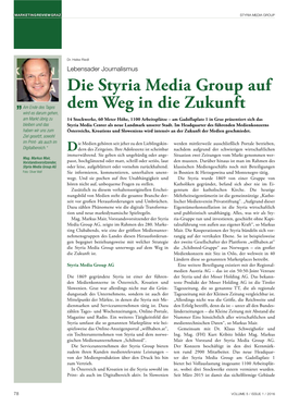 Die Styria Media Group Auf Dem Weg in Die Zukunft