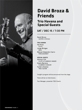 David Broza & Friends