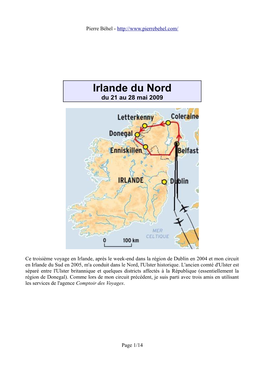 Irlande Du Nord Du 21 Au 28 Mai 2009