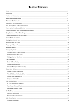 Michigan State Harbors Guide