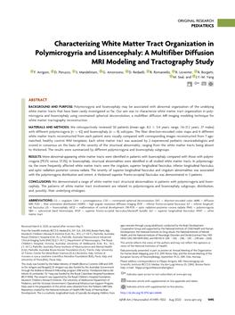 Characterizing White Matter Tract Organization in Polymicrogyria and Lissencephaly: a Multifiber Diffusion MRI Modeling and Tractography Study